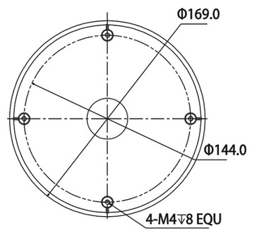 КОРОБКА ДЛЯ КРЕПЛЕНИЯ КАМЕРЫ DAHUA PFA135