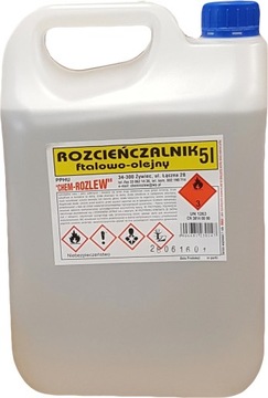 ROZCIEŃCZALNIK, ROZPUSZCZALNIK FTALOWO OLEJNY - 5L