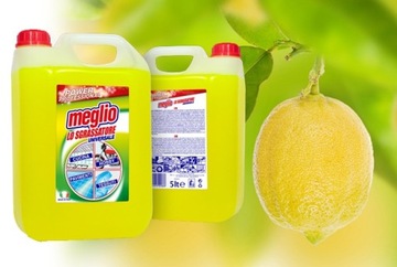 Odtłuszczacz Uniwersalny w Płynie Żółty Zapas MEGLIO SGRASSATORE Lemon 2X5l