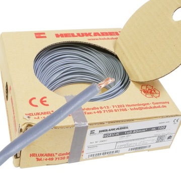 Przewód kabel linka LGY 0,5 mm szary 500V 100m