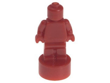 LEGO Statuetka figurka 90398 czerwona ciemna