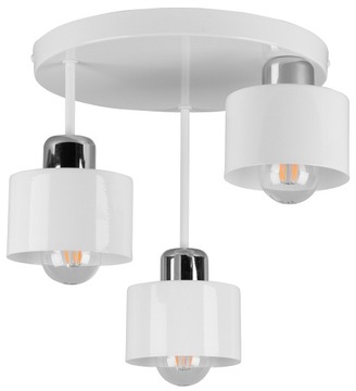 LAMPA WISZĄCA SUFITOWA PLAFON METALOWA E27