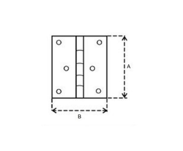 СТРОИТЕЛЬНАЯ ПЕТЛЯ ДЛЯ АГАРБОРСКОЙ ДВЕРИ 100x100