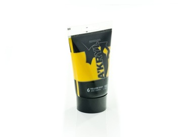 Farba akrylowa TUBA 100ml - 6 Żółć Ciemna