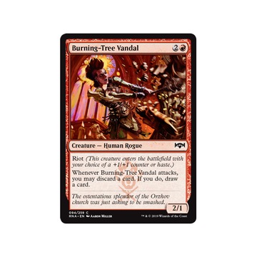 MTG 4x Burning-Tree Vandal