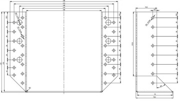 СОЕДИНИТЕЛЬ КРОНШТЕЙНА БАЛКИ WB38 160x170 СЕРТИФИКАТ