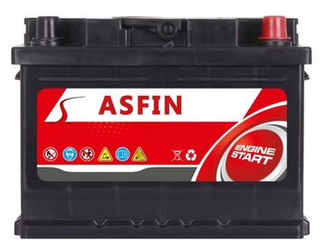 ASFIN 12V 55AH 480A аккумулятор (EN)