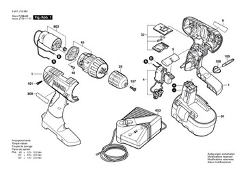 Оригинальный корпус отвертки BOSCH GSR 18-2.