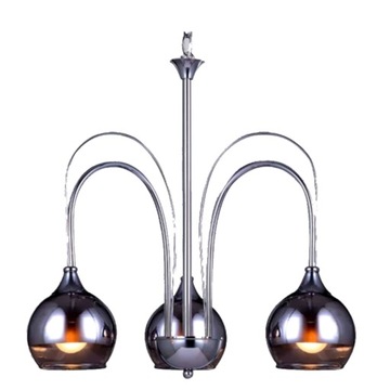 KLASYCZNA LAMPA ŻYRANDOL WISZĄCY CHROM BALI 3 CH