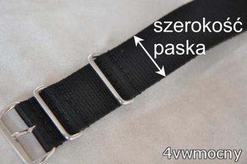 Pasek do zegarka w stylu NATO 20 mm nylon,kolory