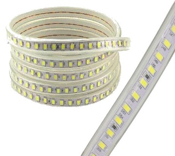 5630 TAŚMA LED 120/m 230V ZESTAW 10m ZIMNY IP68