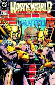 HAWKWORLD #2 -1990 - КОМИКСЫ США - 9,6