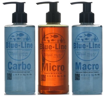 Blue-Line Micro Macro и Carbo - аквариумные удобрения