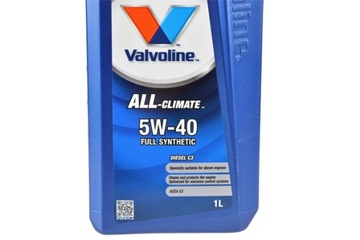 VALVOLINE ALL CLIMATE 5W40 1л СНГ