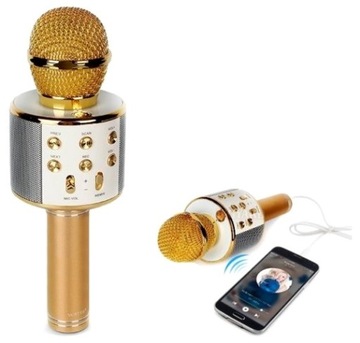 MIKROFON BEZPRZEWODOWY KARAOKE GŁOŚNIK BLUETOOTH