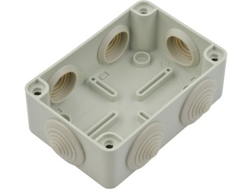 Герметичная коробка 120x80x50, IP65, серая, S-BOX 206