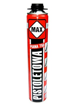 PIANKA piana MONTAŻOWA MAX 750ml PISTOLET wydajna