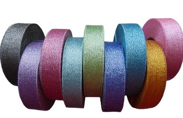 Tasiemka brokatowa brokat 6mm 32m wyprzedaż turkusowa 1 szt