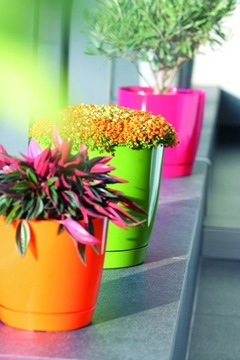 фото ориг. №2, Round flowerpot з stand 18xh17cm casing duop