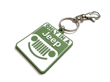 Брелок JEEP KEYRING с резиновой решеткой :)