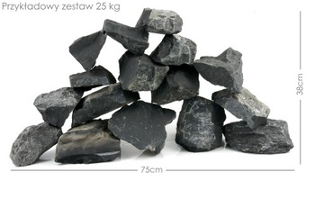 Сланец NERO Stone Черный для аквариума ХИТ 1кг