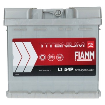 АККУМУЛЯТОР FIAMM TITANIUM PRO 54Ач 520А