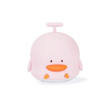 Силиконовая утка LAMP розовая лампа DUCK