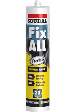 SOUDAL FIX ALL TURBO 290ML Super szybki klej