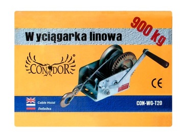 Wciągarka Wyciągarka Linowa CONDOR CON-WG-T20