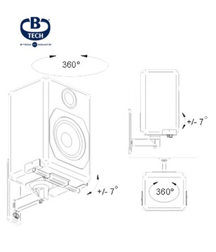 РУЧКА ВЕШАЛКИ ДЛЯ ДИНАМИКА B-TECH BT77