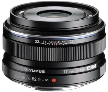 OLYMPUS 17mm F1,8 M.ZUIKO CZARNY