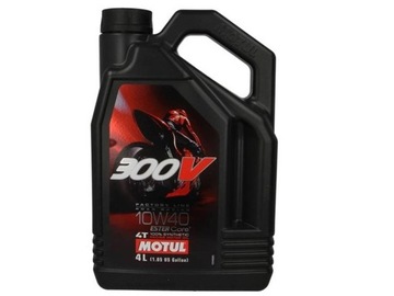 Масло MOTUL 300V 10 W 40 4л + фильтр Hiflo Racing