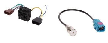 ZŁACZE ISO ADAPTER RADIO VW RCD 200 RCD 300 RCD500