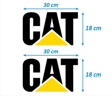 NAKLEJKA NAKLEJKI - CAT - 2 szt. - CZARNE