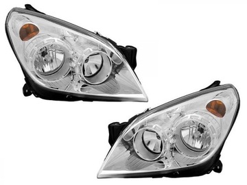 LAMPA REFLEKTOR OPEL ASTRA H 2003-12 NOWY SREBRNY