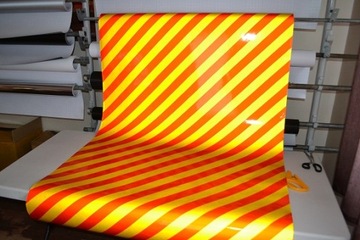 СВЕТООТРАЖАЮЩАЯ ФОЛЬГА, ПРЕДУПРЕЖДАЮЩИЙ ШПОН С ПОЛОСАМИ