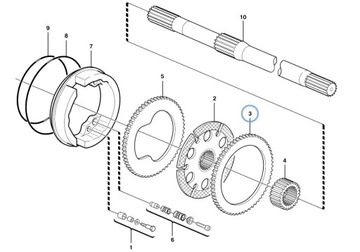 ПРОСТРАНСТВО ДИСКОВ VOLVO BL71 BL61 11709333