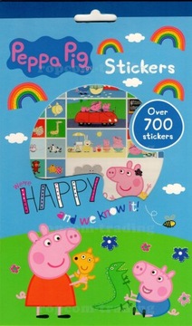 Świnka Peppa Pig Zestaw Naklejki Nalepki 700 szt.