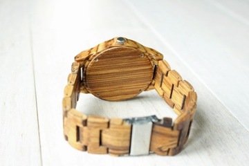 Drewniany zegarek EkoCraft NIGHTINGALE elegancki