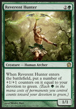Reverent Hunter - do Mono Green Devotion @@@@