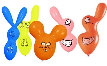 BALONY KSZTAŁTY - komplet 5 sztuk