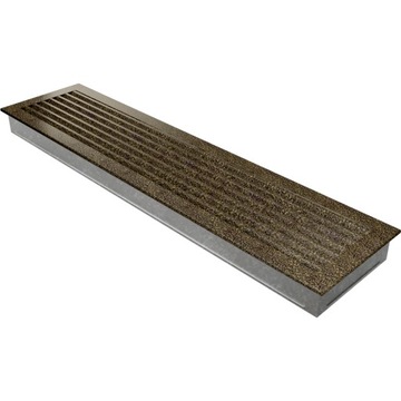 фото ориг. №6, Lattice ventilation colored grilles fresh 17x70 centimeters black-gold