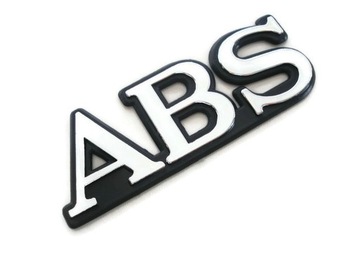 Emblemat Napis Logo Znaczek Literki napis ABS