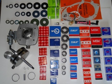 039 WAŁ Z BLACHAMI CYLINDER ŁOŻYSKA WSK 125 B3 B1