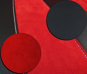 SKÓRZANE POKROWCE MIAROWE NA FOTELE FIAT 126P