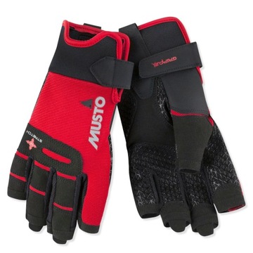 Rękawice Rękawiczki Żeglarskie Szotówki MUSTO Performance SF r. M 80104 RED