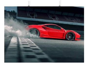 PLAKAT FERRARI SAMOCHÓD 50x70 CM 9 WZORÓW MATOWY