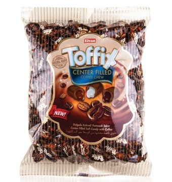 Cukierki z Nadzieniem Toffix Kawowy 1kg ELVAN