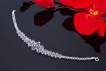 Набор SWAROVSKI эл. РАЗМЕРЫ СЕРЕБРЯНЫХ украшений