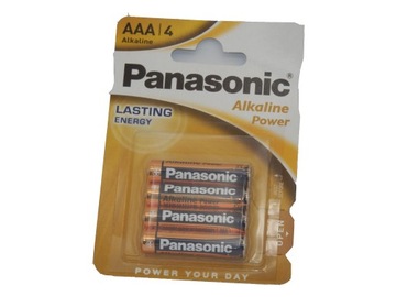 PANASONIC BATERIE LR3 AAA ALKALINE POWER 4szt